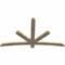 Ekena Millwork Alberta Rough Sawn Timber Gable Bracket, Douglas Fir, 72"W x 42"H x 2"D x 4"F, 14/12 Pitch GBW072X42X0204ALB00RDF - alternate 5